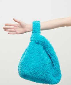 Toj Jakke | Bertha Faux Fur Taske Aqua