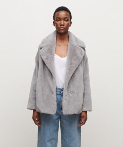 Toj Jakke | Rita Faux Fur Coat Gra