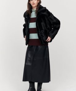 Toj Jakke | Traci Coat Mink Sort