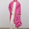 Toj Jakke | Katie Faux Fur Coat Bubblegum Pink