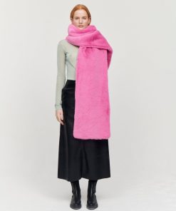 Tilbehor Jakke | Olivia Oversized Torklaede Bubblegum Pink