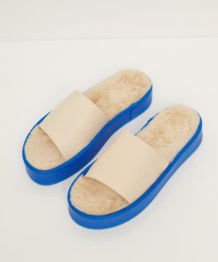 Tilbehor Jakke | Leah Slide Blue Cream