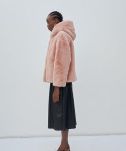 Toj Jakke | Daisy Faux Fur Coat Pink