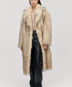 Toj Jakke | Katie Faux Fur Coat Winter White Fox