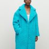 Toj Jakke | Katie Faux Fur Coat Aqua