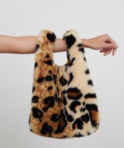 Tilbehor Jakke | Bertha Faux Fur Taske Leopard Print