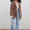 Toj Jakke | Heather Faux Fur Coat Champignon