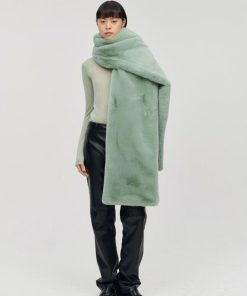 Toj Jakke | Olivia Oversized Torklaede Mint