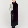 Toj Jakke | Olivia Oversized Torklaede Burgundy