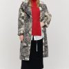 Toj Jakke | Katie Coat Snake Print Grey