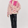 Toj Jakke | Rita Coat Bubblegum Pink Stripe